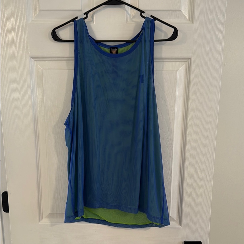 Savage X Fenty Blue Sleeveless Muscle Tee